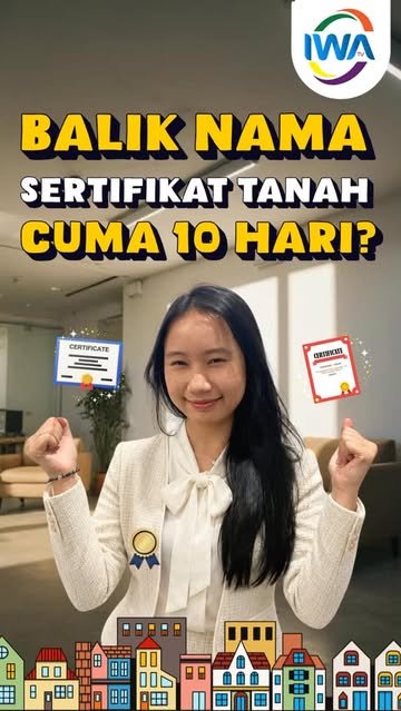 Balik Nama Sertifikat Tanah Cuma 10 Hari?