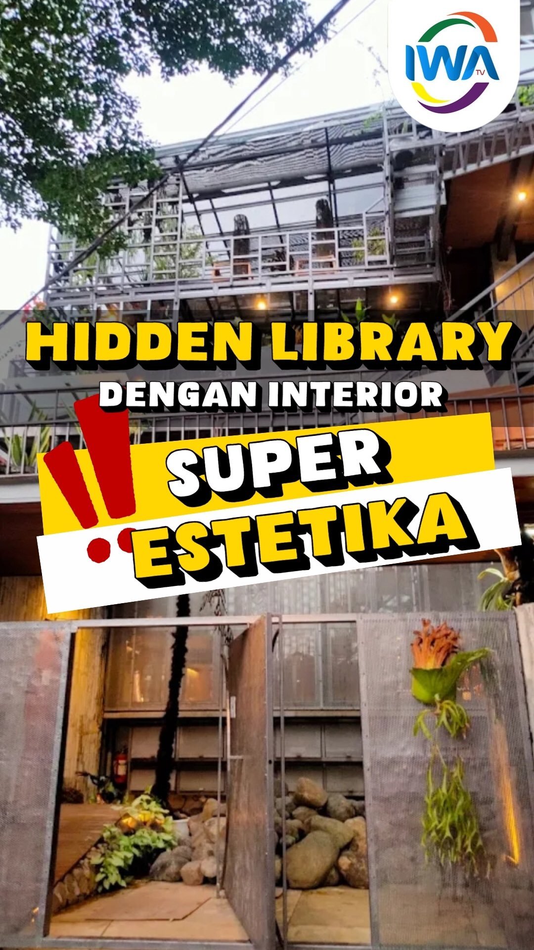 Hidden Library dengan Interior Super Estetik!
