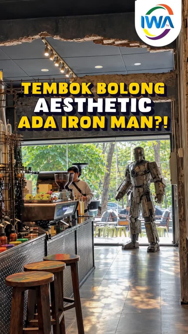 Tembok Bolong Aesthetic ada Iron Man!?
