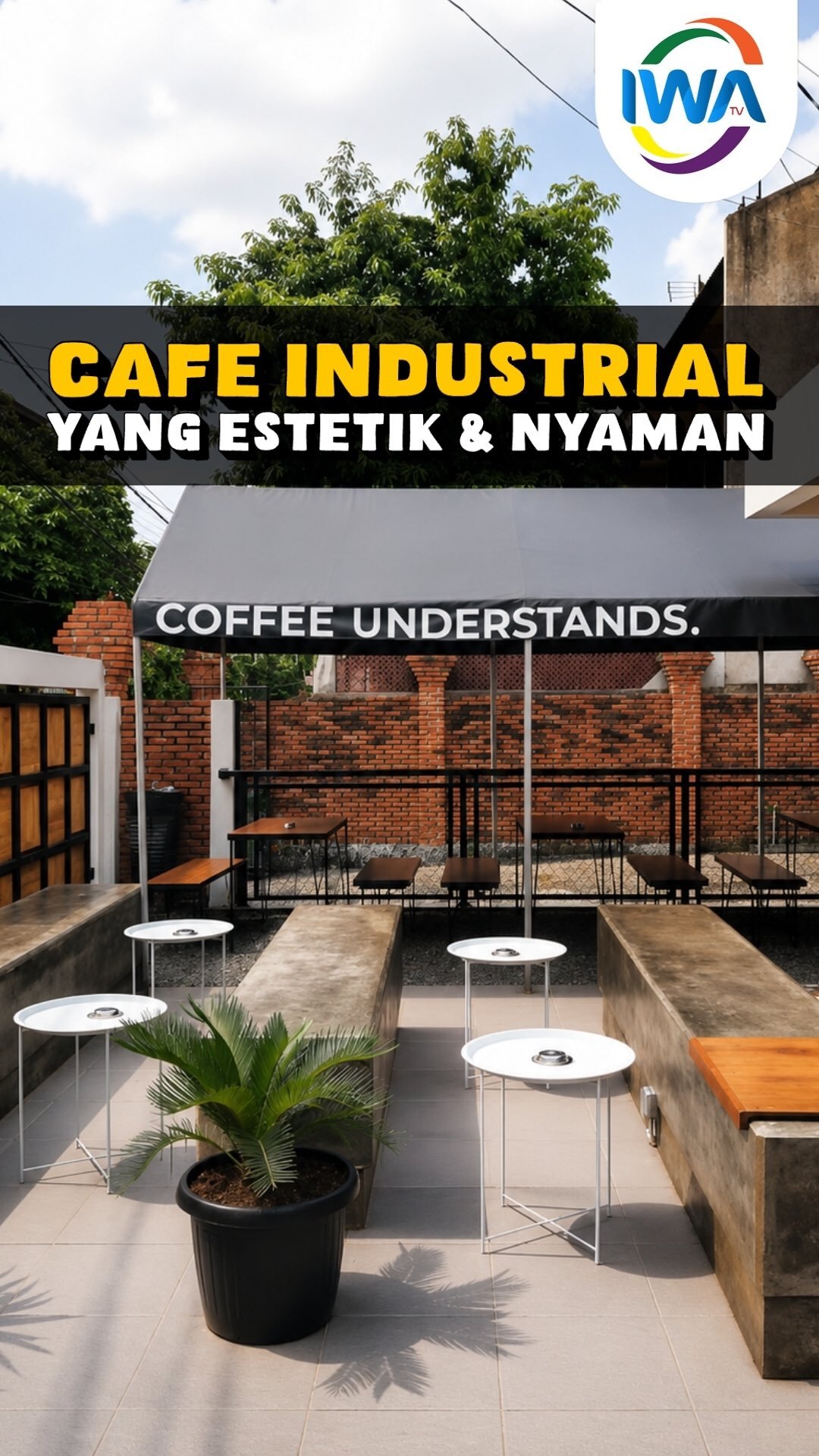 Cafe Industrial yang Estetik dan Nyaman!