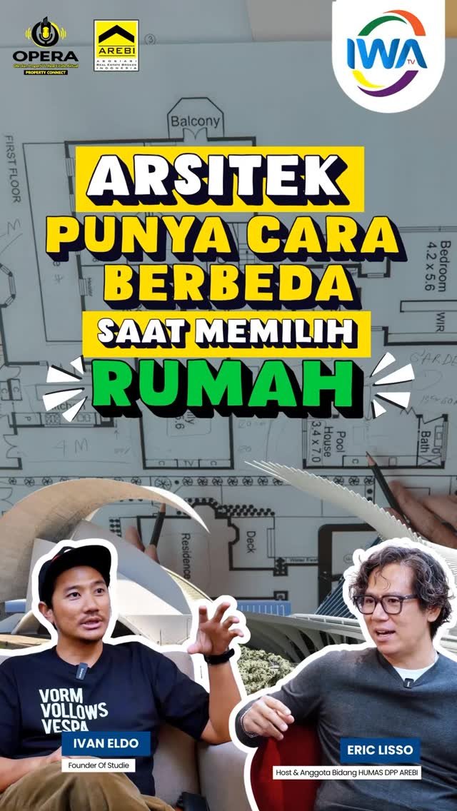 Arsitek Punya Cara Berbeda Saat Memilih Rumah