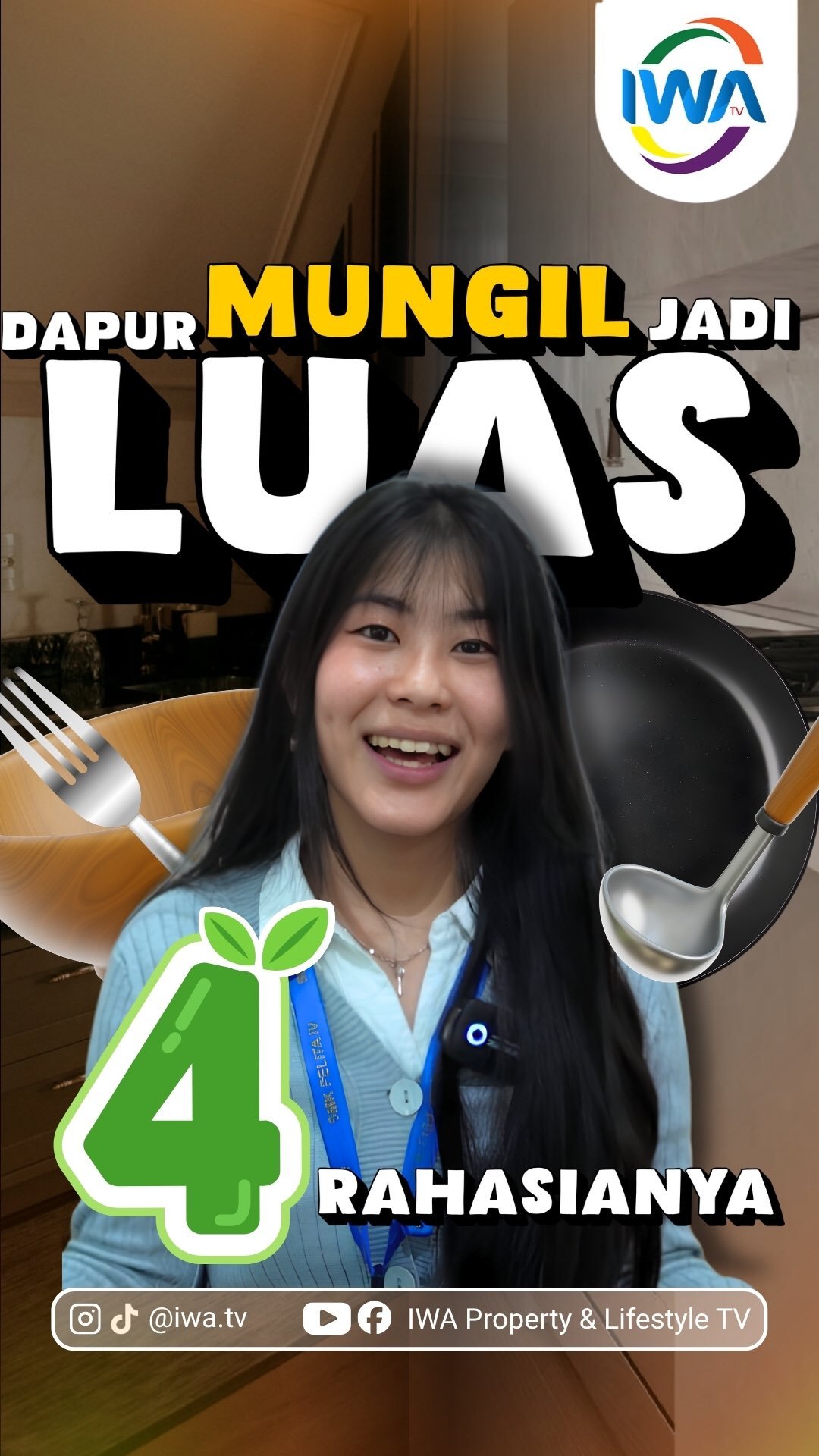 Dapur Mungil Jadi Luas!?