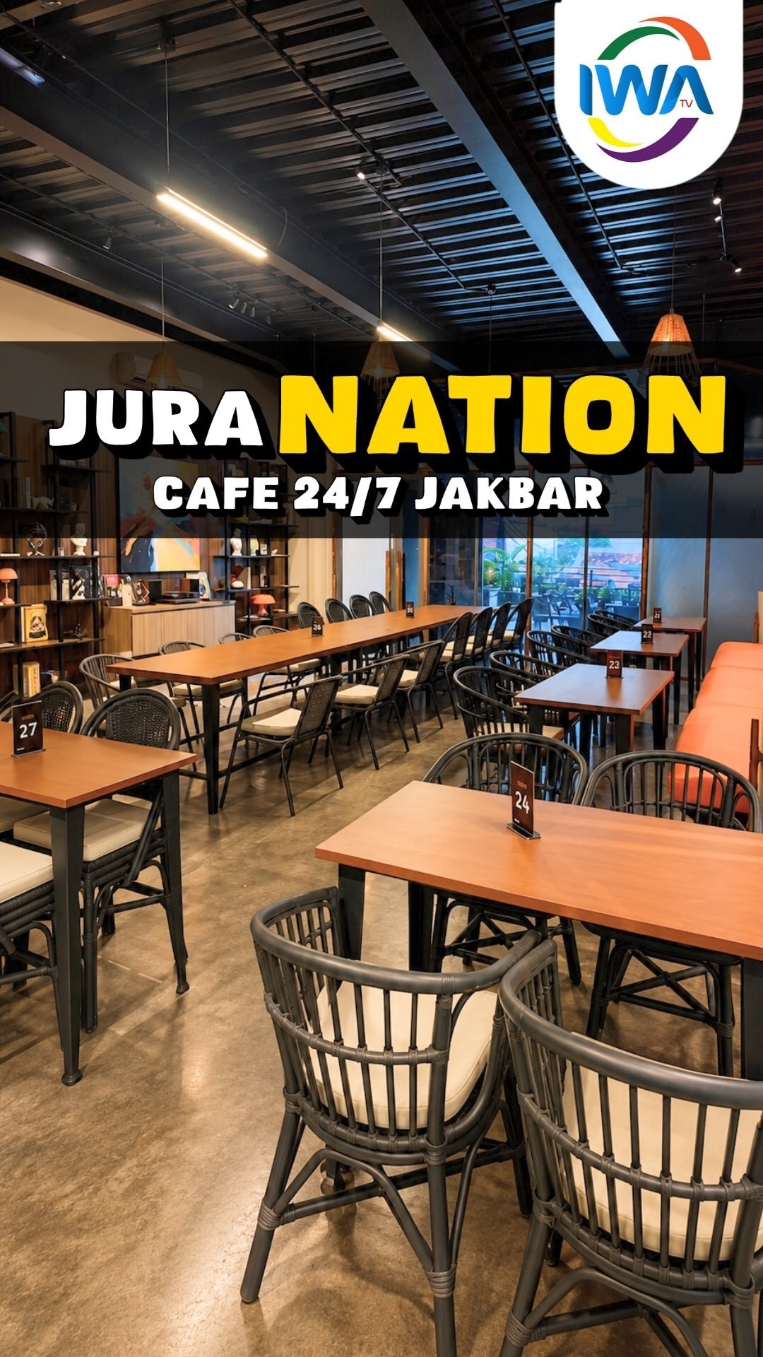 Jura Nation Cafe 24/7 Jakarta Barat!