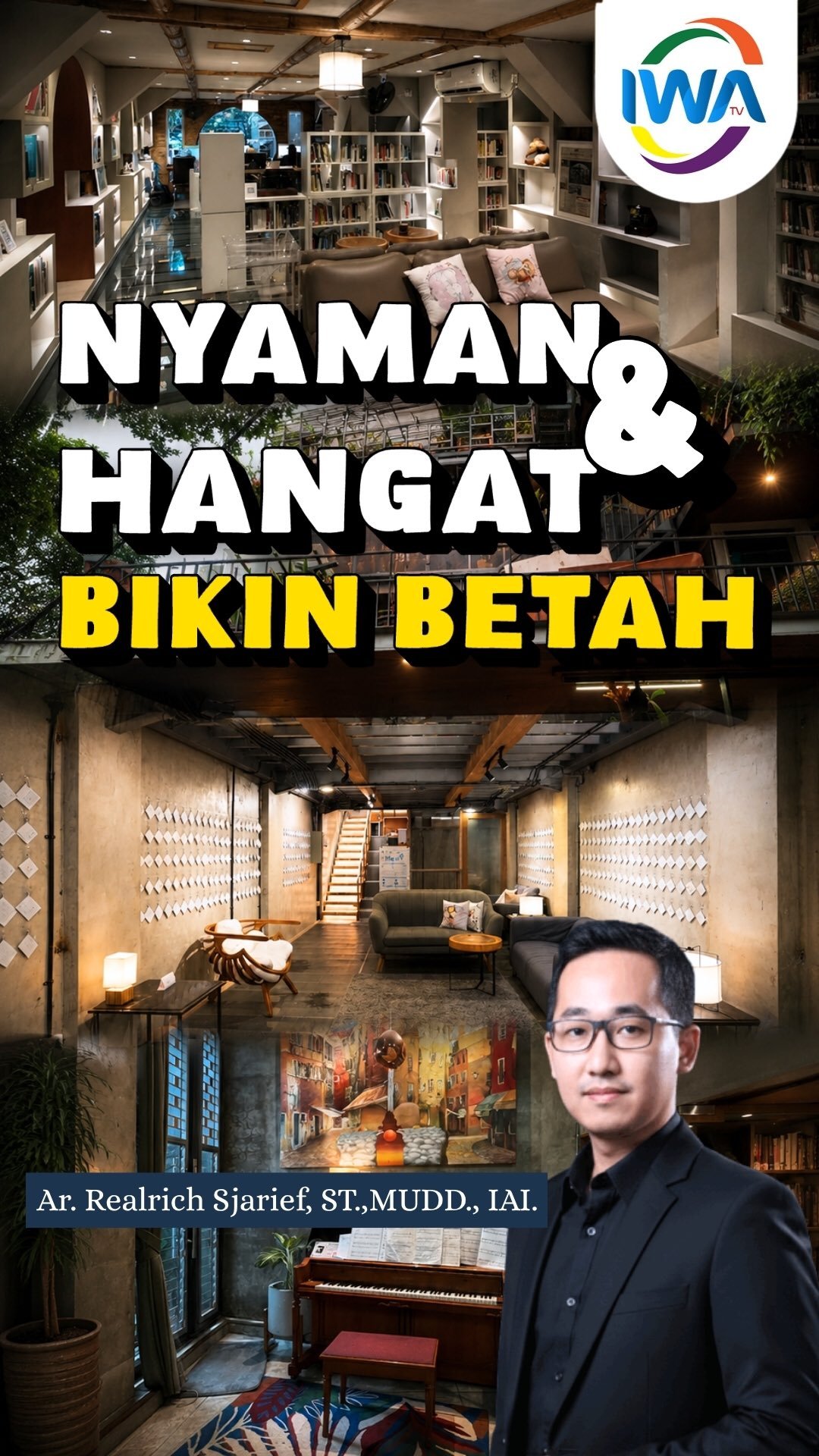 Cafe Nyaman & Hangat Bikin Betah!