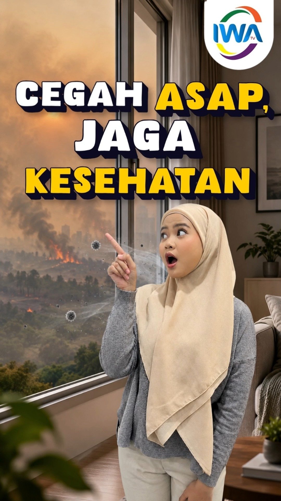 Bahaya Asap Karhutla Masuk Rumah