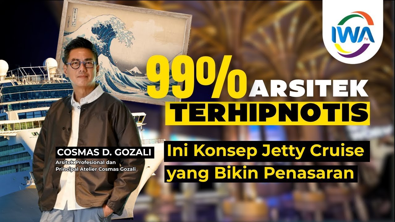 Wow! Dermaga ini diubah jadi karya seni oleh Cosmas Gozali